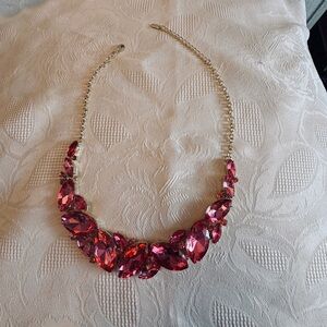 Elegant Pink Gemstone Necklace